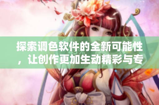 探索调色软件的全新可能性，让创作更加生动精彩与专业