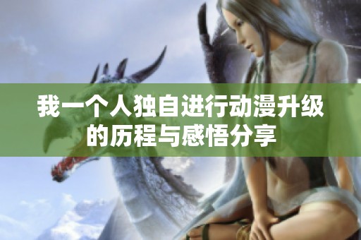 我一个人独自进行动漫升级的历程与感悟分享