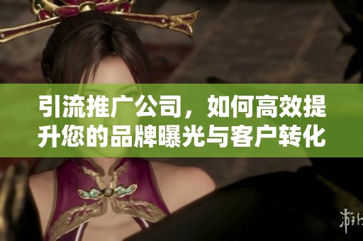 引流推广公司，如何高效提升您的品牌曝光与客户转化？