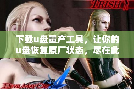 下载u盘量产工具，让你的u盘恢复原厂状态，尽在此处！