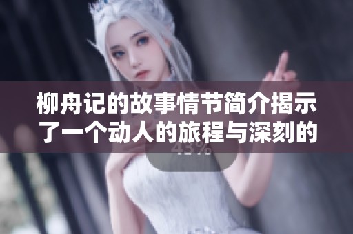 柳舟记的故事情节简介揭示了一个动人的旅程与深刻的情感交织
