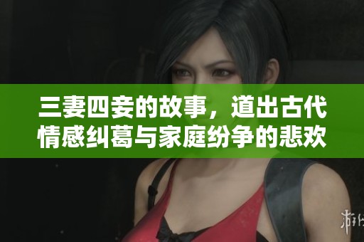三妻四妾的故事，道出古代情感纠葛与家庭纷争的悲欢离合