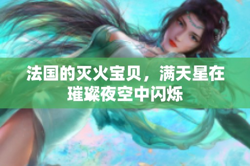 法国的灭火宝贝，满天星在璀璨夜空中闪烁