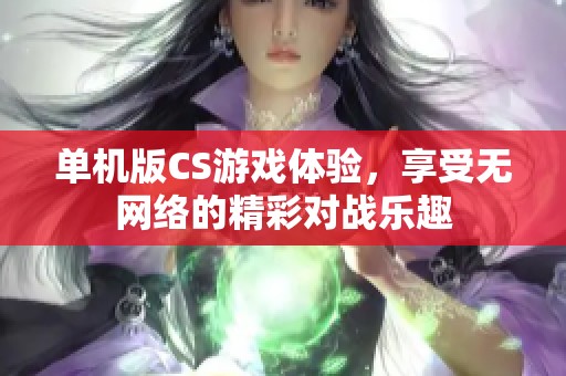 单机版CS游戏体验，享受无网络的精彩对战乐趣