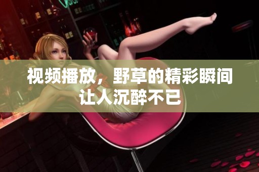 视频播放，野草的精彩瞬间让人沉醉不已