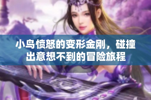 小鸟愤怒的变形金刚，碰撞出意想不到的冒险旅程