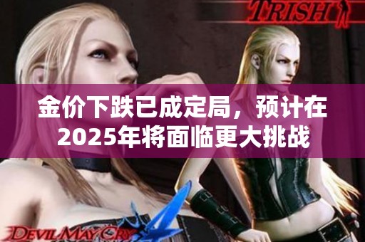金价下跌已成定局，预计在2025年将面临更大挑战