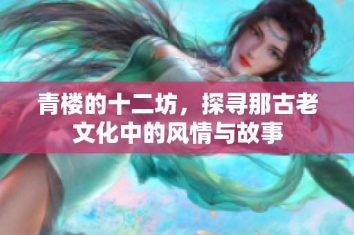 青楼的十二坊，探寻那古老文化中的风情与故事