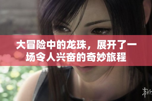 大冒险中的龙珠，展开了一场令人兴奋的奇妙旅程