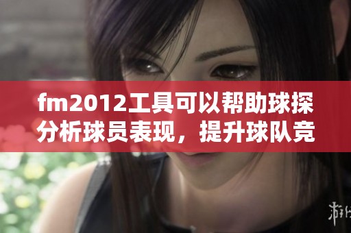 fm2012工具可以帮助球探分析球员表现，提升球队竞技水平