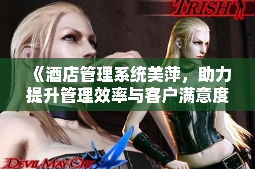 《酒店管理系统美萍，助力提升管理效率与客户满意度》