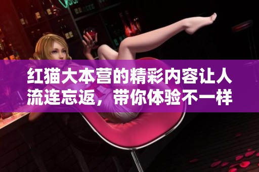 红猫大本营的精彩内容让人流连忘返，带你体验不一样的乐趣与故事。
