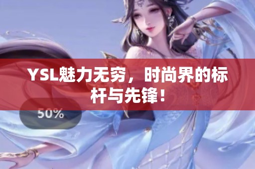 YSL魅力无穷，时尚界的标杆与先锋！