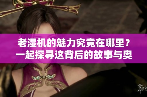 老湿机的魅力究竟在哪里？一起探寻这背后的故事与奥秘！