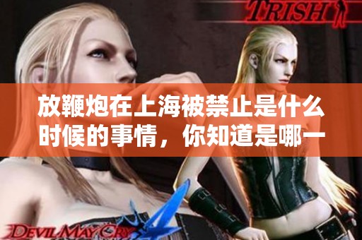 放鞭炮在上海被禁止是什么时候的事情，你知道是哪一年吗