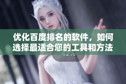 优化百度排名的软件，如何选择最适合您的工具和方法