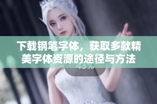 下载钢笔字体，获取多款精美字体资源的途径与方法