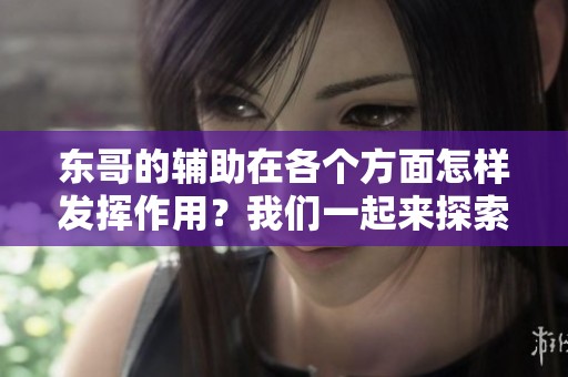 东哥的辅助在各个方面怎样发挥作用？我们一起来探索一下！