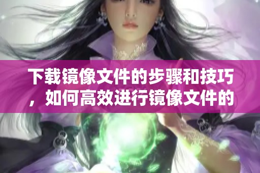 下载镜像文件的步骤和技巧，如何高效进行镜像文件的下载方法