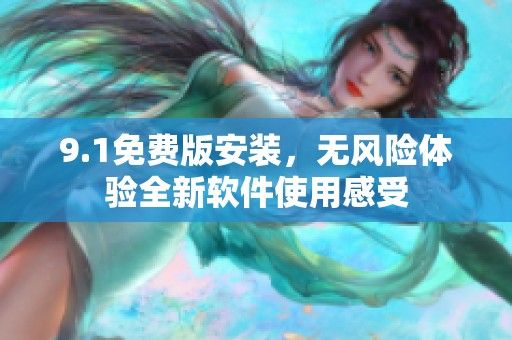 9.1免费版安装，无风险体验全新软件使用感受