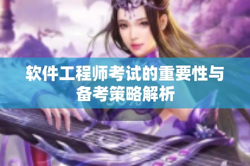 软件工程师考试的重要性与备考策略解析