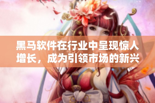 黑马软件在行业中呈现惊人增长，成为引领市场的新兴力量