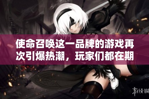 使命召唤这一品牌的游戏再次引爆热潮，玩家们都在期待新作的发布