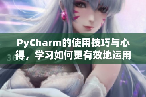 PyCharm的使用技巧与心得，学习如何更有效地运用PyCharm工具