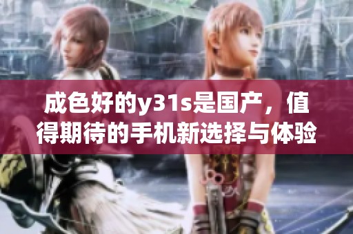 成色好的y31s是国产，值得期待的手机新选择与体验始于此。