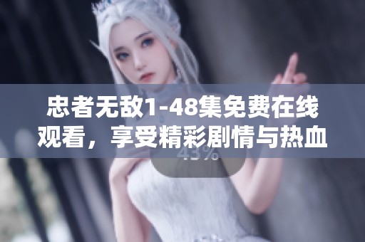 忠者无敌1-48集免费在线观看，享受精彩剧情与热血战斗的完美结合