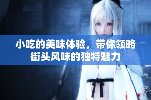 小吃的美味体验，带你领略街头风味的独特魅力