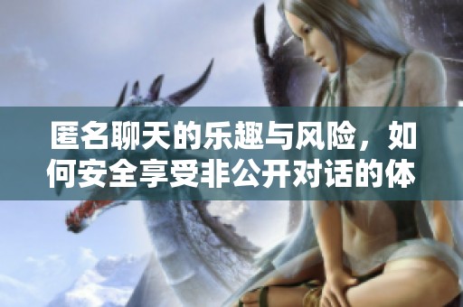 匿名聊天的乐趣与风险，如何安全享受非公开对话的体验