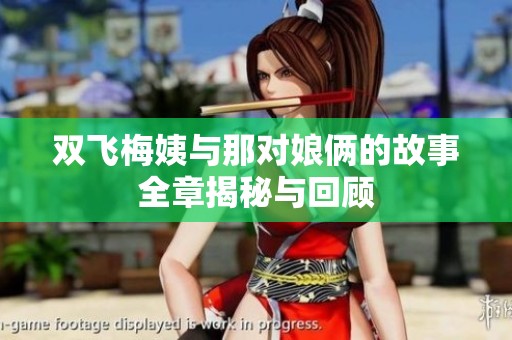 双飞梅姨与那对娘俩的故事全章揭秘与回顾
