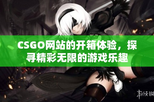 CSGO网站的开箱体验，探寻精彩无限的游戏乐趣