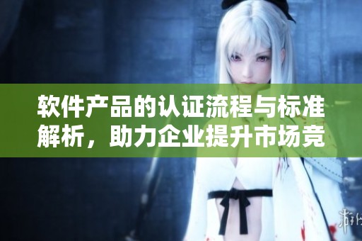 软件产品的认证流程与标准解析，助力企业提升市场竞争力