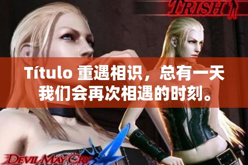 Título 重遇相识，总有一天我们会再次相遇的时刻。