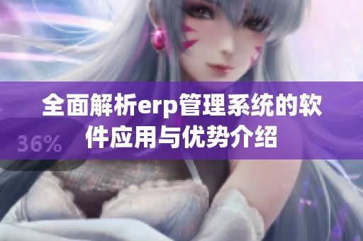 全面解析erp管理系统的软件应用与优势介绍