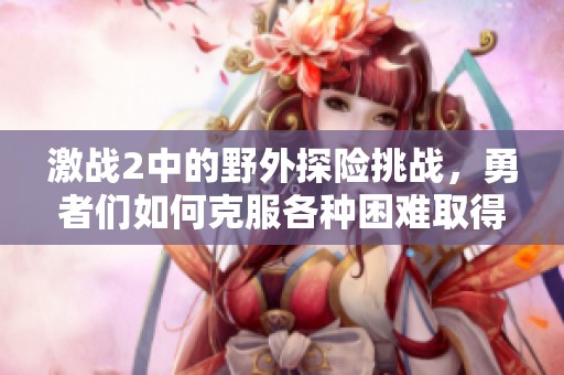激战2中的野外探险挑战，勇者们如何克服各种困难取得胜利