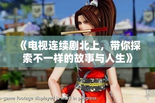 《电视连续剧北上，带你探索不一样的故事与人生》