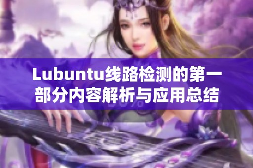 Lubuntu线路检测的第一部分内容解析与应用总结