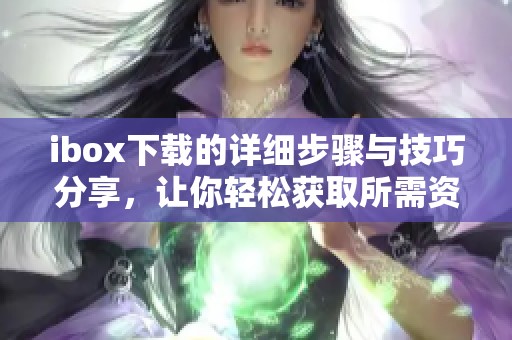 ibox下载的详细步骤与技巧分享，让你轻松获取所需资源
