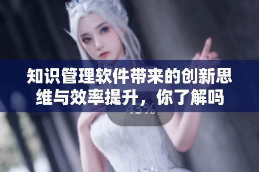 知识管理软件带来的创新思维与效率提升，你了解吗