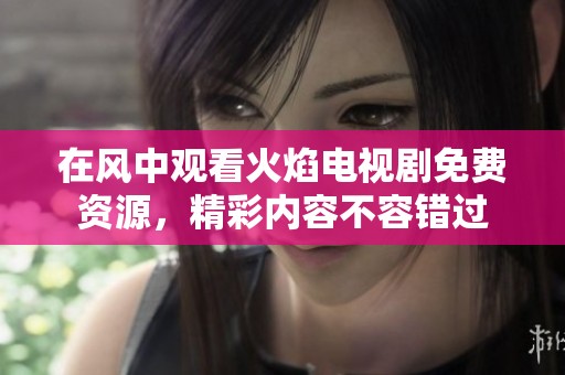在风中观看火焰电视剧免费资源，精彩内容不容错过