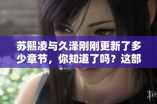 苏熙凌与久泽刚刚更新了多少章节，你知道了吗？这部作品值得关注！