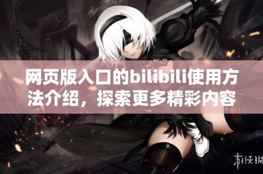 网页版入口的bilibili使用方法介绍，探索更多精彩内容和功能