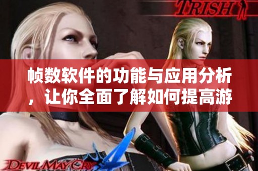 帧数软件的功能与应用分析，让你全面了解如何提高游戏体验