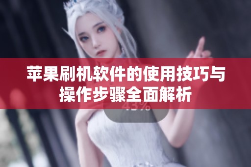 苹果刷机软件的使用技巧与操作步骤全面解析