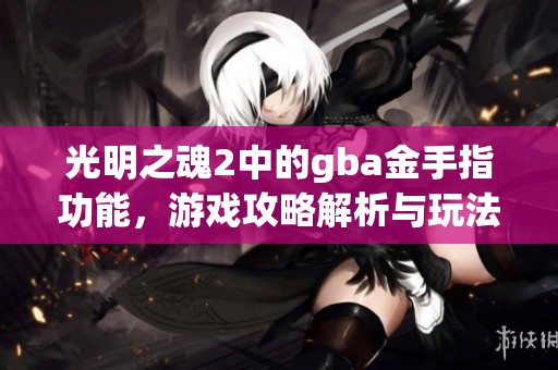 光明之魂2中的gba金手指功能，游戏攻略解析与玩法分享