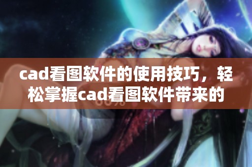 cad看图软件的使用技巧，轻松掌握cad看图软件带来的便捷体验