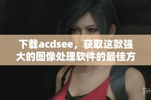 下载acdsee，获取这款强大的图像处理软件的最佳方式